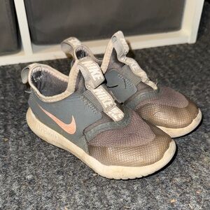 Nike Kids Gray and Peach Sneakers